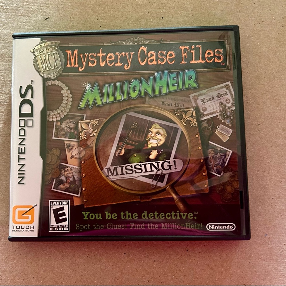 Nintendo DS Mystery case files